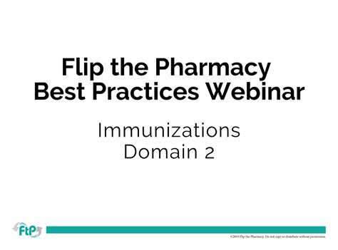 Immunizations Flip the Pharmacy