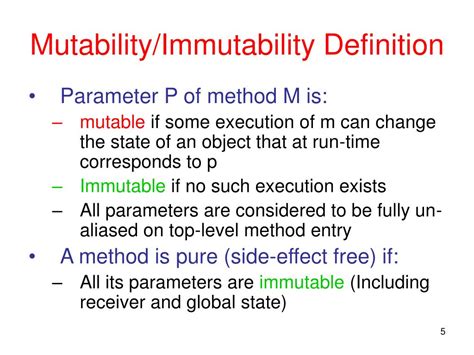 Immutability of species definition