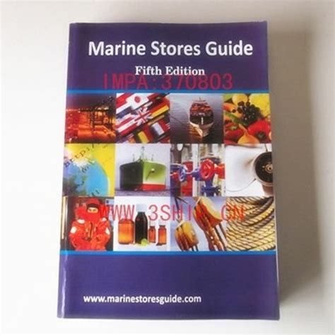 Impa marine stores guide 5th edition. - Canon mp160 guía de solución de problemas.