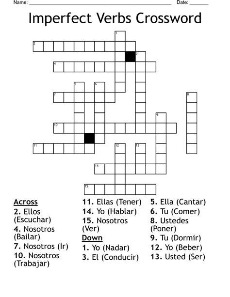 Imperfect crossword. Are you looking for a fun and challenging way to improve your vocabulary? Look no further than newspaper printable crossword puzzles. These classic brain teasers have been a popula... 