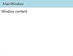 Implementing a Custom Window Title Bar in WPF