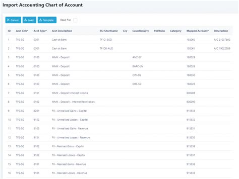 Import Chart of Account CS Lucas