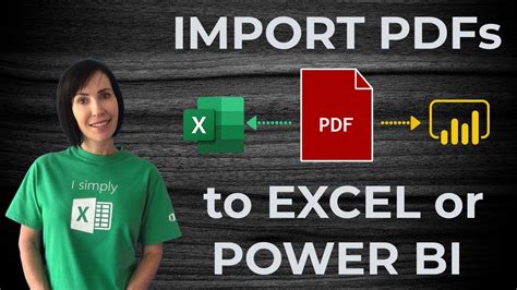 Import Data from a PDF to Excel • My Online Training Hub
