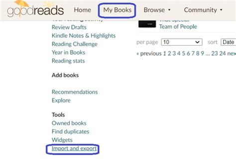 Import Export Books - Goodreads