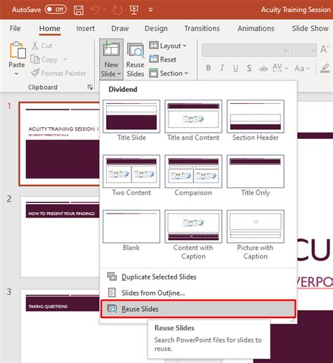 Import Powerpoint Template Reuse Import Slides From Another