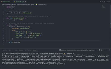 Import dynamodb json.  For events, such as Amazon Prime Day, DynamoDB How to Upload JSON File to...