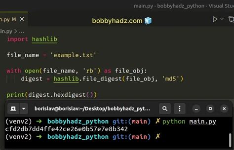 Import hashlib.  Python 2. hexdigest() '2a53375ff139d9837e93a38a279d63e5' However, you ha...