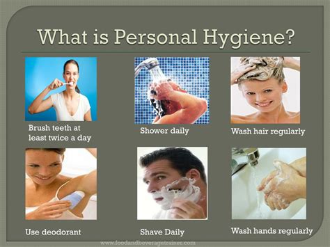 Importance of personal presentation, hygiene, and conduct in