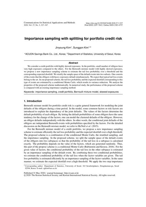 Importance sampling with splitting for portfolio credit risk