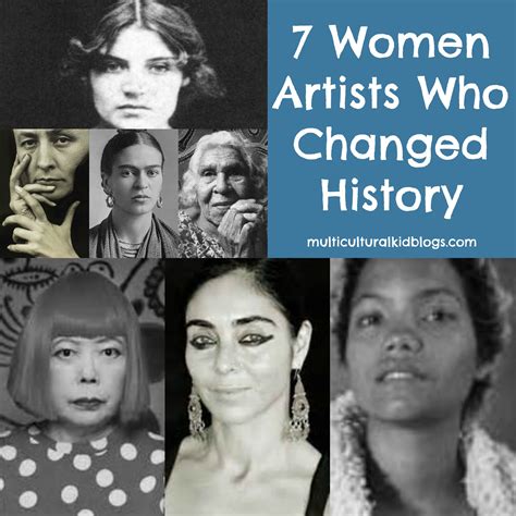 Important female artists. May 16, 2023 · Advertisement - Continue Reading Below. Rosa Parks, Amelia Earhart, Ruth Bader Ginsburg, and Michelle Obama are just some of the women who have become famous for shaping history as we know it. 