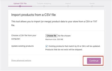 Importing products using CSV file to your store WebToffee