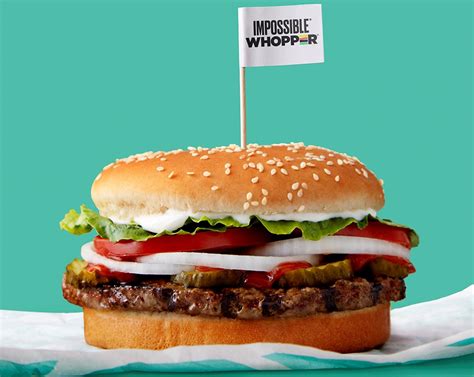 Impossible king. Joining the Southwest-inspired Whoppers is one more vegetarian option: The Impossible King, a meat-free variation on the chain's Quarter Pound King. All of the new menu items will be available ... 