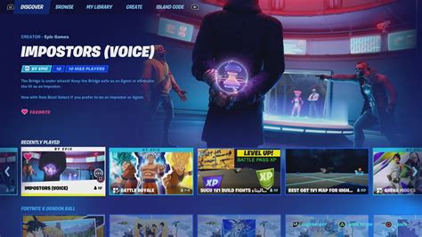 Imposters among us fortnite code. Victoria Tran, community manager at Among Us developer Innersloth, called Epic out on Twitter for giving Fortnite's new mode the same terminology and themes as Among Us. The word "imposter" is ... 