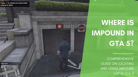 Impound gta. Do you want to know how to get your CAR back from the Police impound lot for free or cheap? where is the impound in gta 5 online? It's located right in the c... 