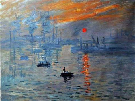 Jan 31, 2024 · Impression, soleil levant, or Impression, Sunrise, is a renowned painting by the French artist Claude Monet. Executed in 1872, this masterpiece has become a symbol of the Impressionist movement and holds significant historical and artistic importance.At first glance, Impression, Sunrise portrays a tranquil scene of a harbor at sunrise. . 
