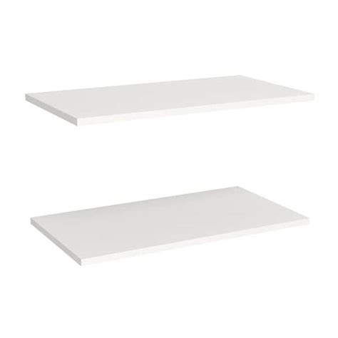 Impressions White Shelves for 25 in. W Impressions Tower (2-Pack)