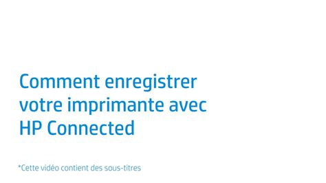 Imprimantes HP - Configurer un compte sur le site Web HP Smart