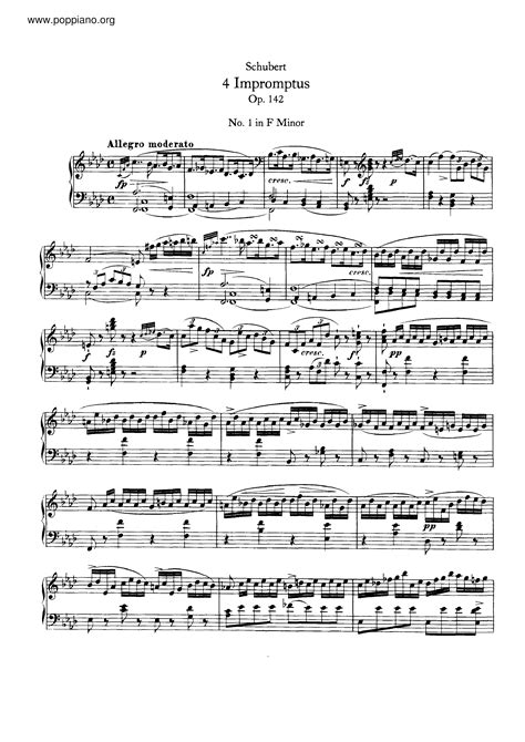 Impromptu, Op.142 - IMSLP: Free Sheet Music PDF Download