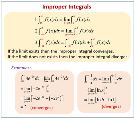 Improper integrals. Things To Know About Improper integrals. 