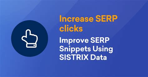 Improve your SERP Snippets with the Toolbox SISTRIX