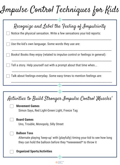 Impulse Control Techniques PDF Choosing Your Battles