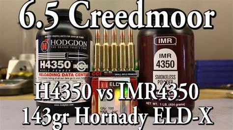 Shooting Hornady 140 ELDMs, my H4350 load was Hornady case, CCI BR2, 42.5 grains of H4350 giving excellent accuracy and about 2820 fps in a 24" Rock Creek barrel. My IMR 4451 load was the same bullet, case, and primer, 41.8 grains of IMR 4451 giving about 2700 fps and excellent accuracy.. 