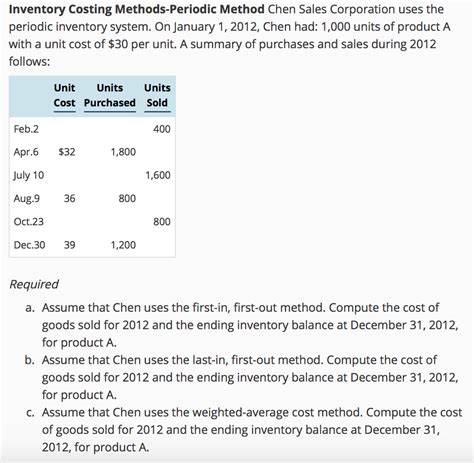 In A Period Of Rising Prices The Inventory Costing Method