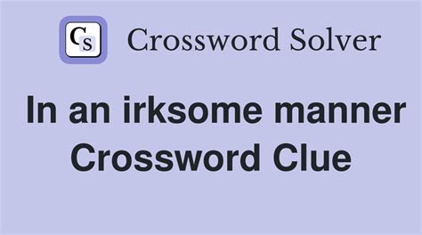 In A Rough Manner - Crossword Clue Answers - Crossword Solver