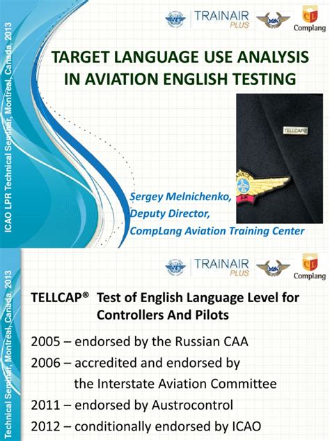 In Aviation English Testing