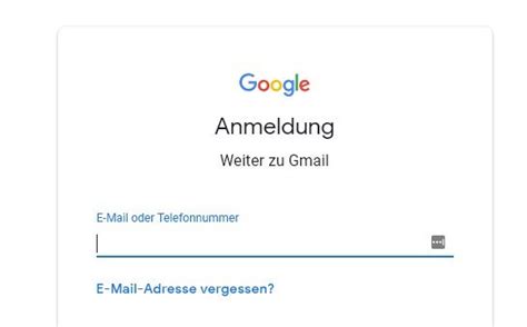 In Gmail anmelden