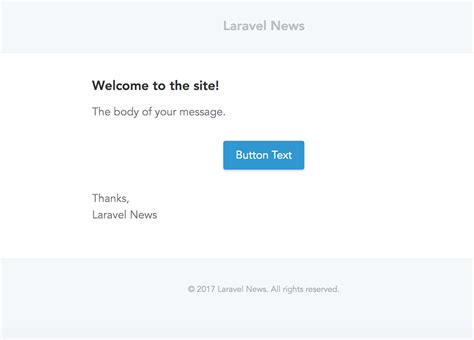 In Laravel 5.5 You Can Render Mailables to the Browser Laravel News