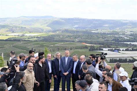 In Lebanon, Iran FM visits Israel border, extolls Hezbollah