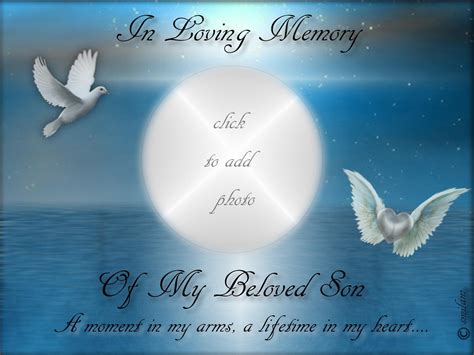 In Loving Memory Memorial Frame