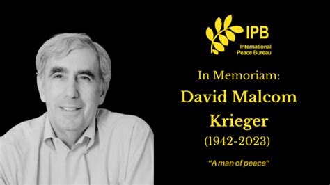 In Memory of David Krieger -