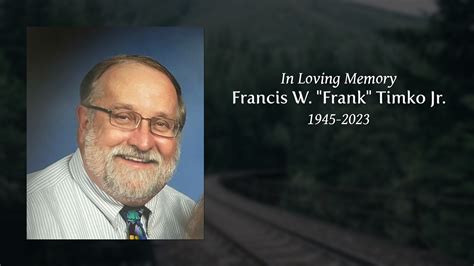 In Praise of Frank Timko