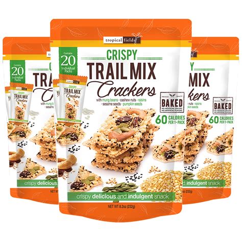 In Season Snacks Trail Mix Crackers 3 x 232g Costco Aus...