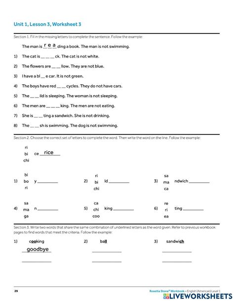 In Unit 1, Lesson 3,