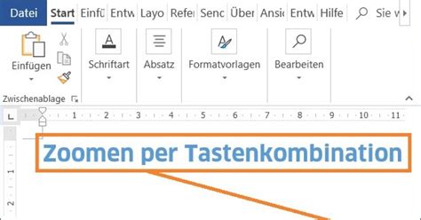 In Word per Tastenkombination zoomen - pctipp.ch