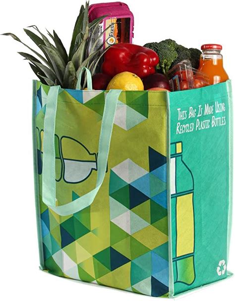 In addition to reusable grocery bags being far more durable, all those