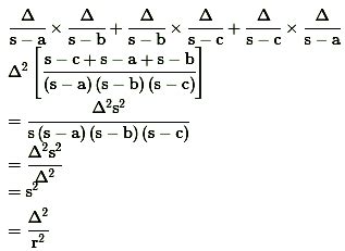 In any triangle ABC, r1r2 r2r3 r3r1 SuccessLynk