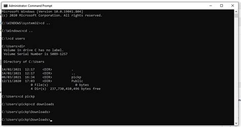 In cmd how to change directory