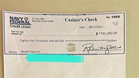 In dire need of help. Received a bad CASHIER check from Navy federal ...