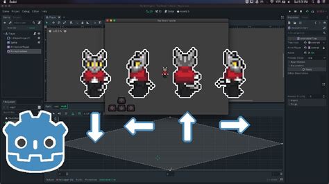 In godot, I want to run an animation tied to an animated sprite …