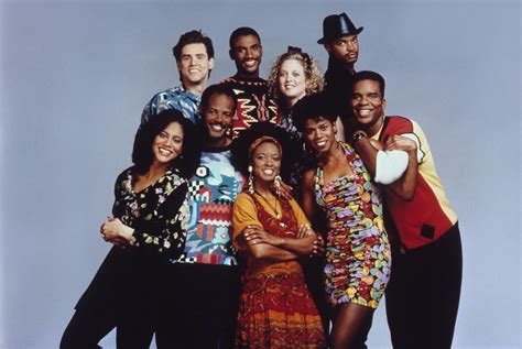 In living color comedy show. In a romantic comedy, the search for romance is the central theme of a lighthearted or funny story line. Romantic comedy is generally considered a sub-genre of the larger category ... 