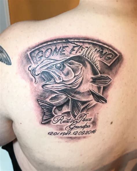 In memory fishing tattoos. Feb 6, 2019 - Explore Richard | Fisherman's board "FISHING TATTOOS", followed by 4,303 people on Pinterest. See more ideas about tattoos, fish tattoos, tattoo designs. 