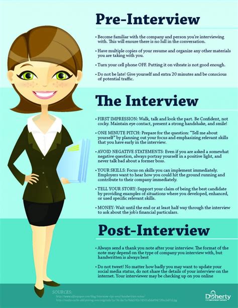 In person interview tips