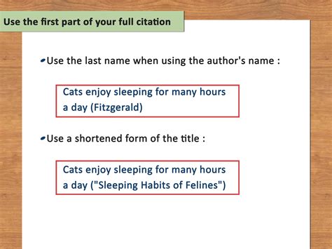 In text citation using a website