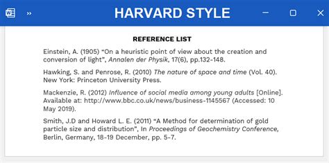 In text referencing book