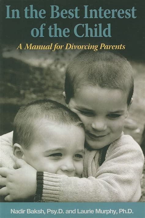 In the best interest of the child a manual for divorcing parents. - Cantique des cantiques d'après la tradition juive.