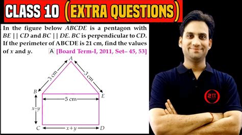 In the figure below ABCDE is a pentagon with BE ll CD and BC ll DE ...